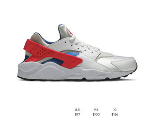 Nike Air Huarache “Ultramarine” White Pink Blue Sneakers Men’s Size 12